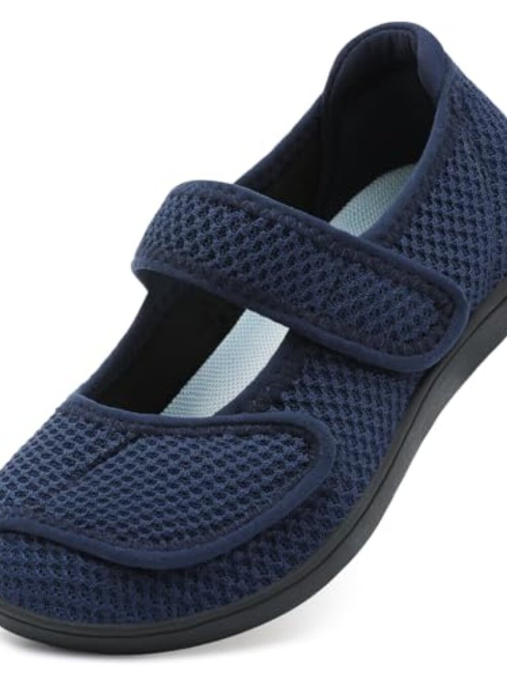 🆕 Womens Barefoot Walking Shoes Wide-Toe Mary Jane Casual Sneakers Z - Navy
